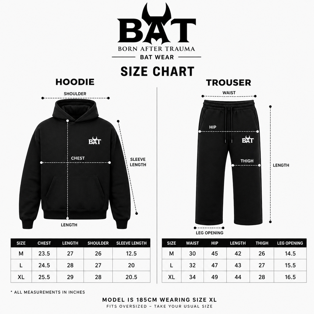 BAT Tracksuit Born After Trauma